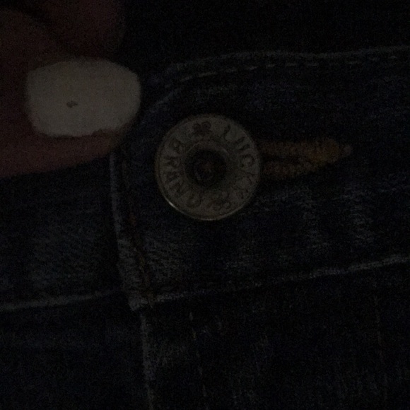 Lucky Brand distress jeans size 38 flap pocket - Picture 7 of 16